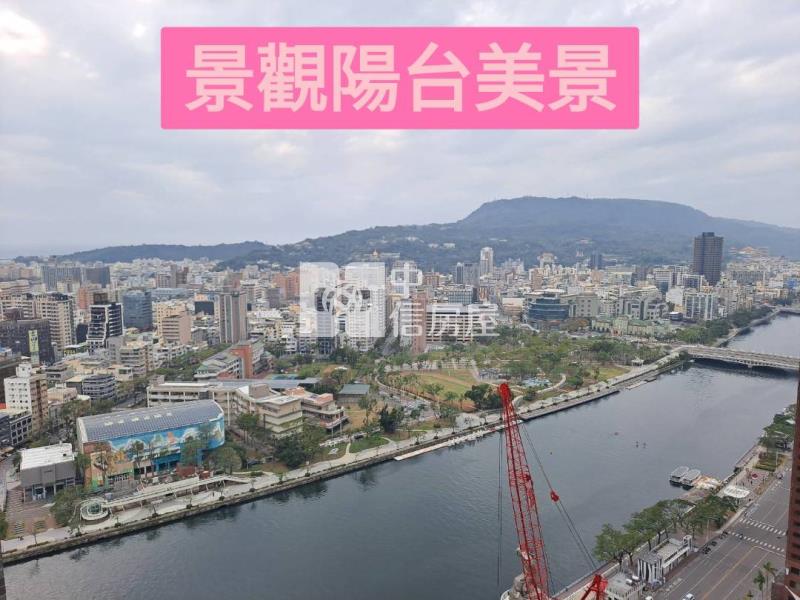 愛河第一排全新景觀2房+車位房屋室內格局與周邊環境