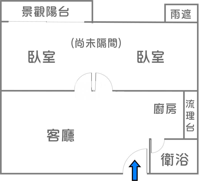 愛河第一排全新景觀2房+車位房屋室內格局與周邊環境