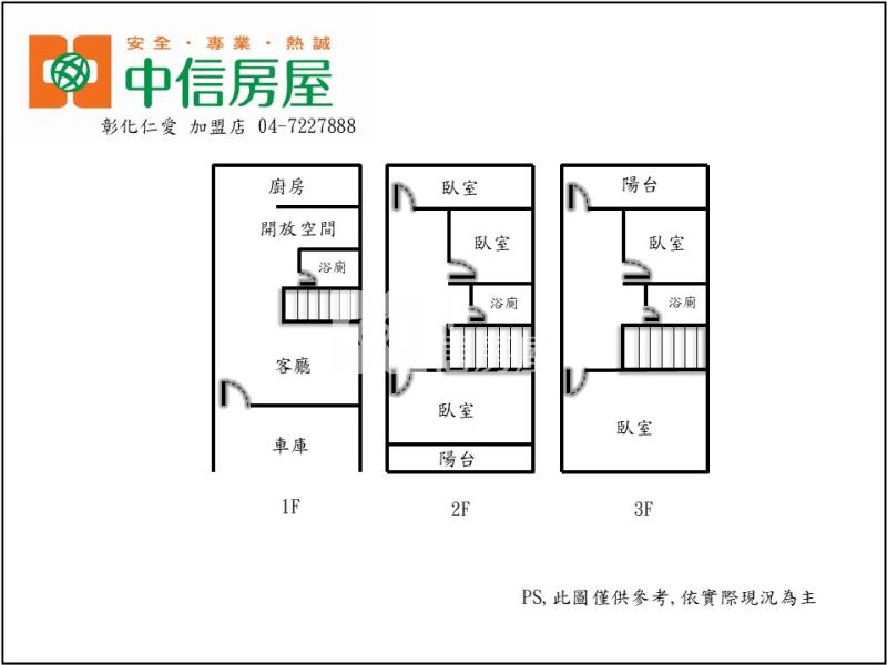 大葉大學邊間透天房屋室內格局與周邊環境