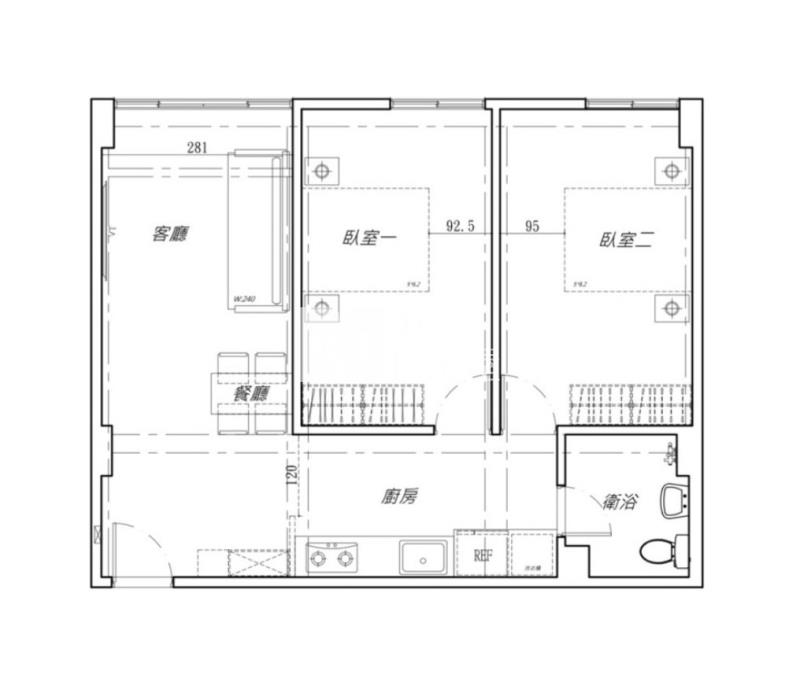 中國醫低總價採光精裝修房房屋室內格局與周邊環境