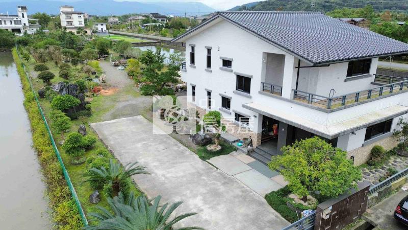 員山大湖日式庭院農舍房屋室內格局與周邊環境