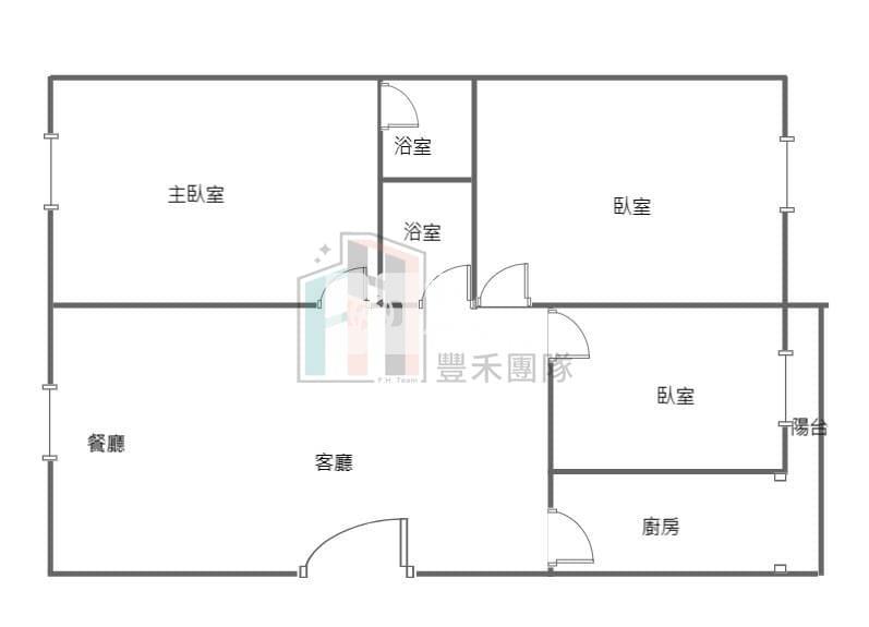 【豐禾】桃園區中平商圈美3房車房屋室內格局與周邊環境