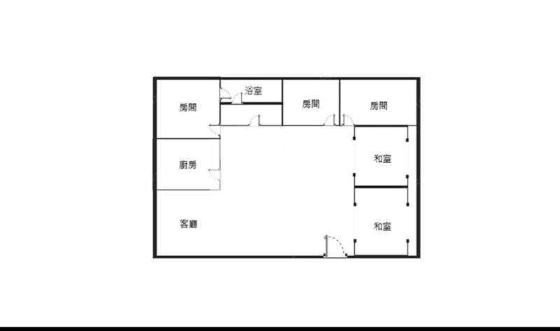 陽光大綠地兩戶打通電梯五大房房屋室內格局與周邊環境