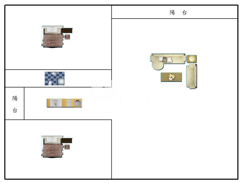 藝文上城1+1房車房屋室內格局與周邊環境