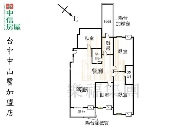 中興大學&學府商圈四房平車房屋室內格局與周邊環境