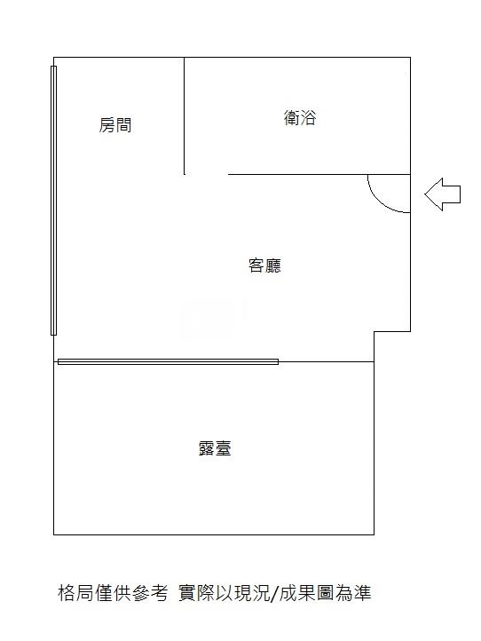 桃園藝文區摩登新貴大一房,露臺戶房屋室內格局與周邊環境