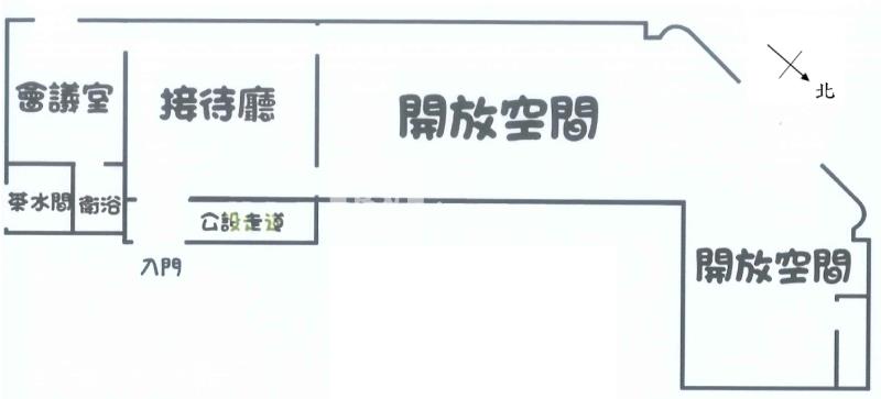 中區民族路超大坪數質感商辦房屋室內格局與周邊環境