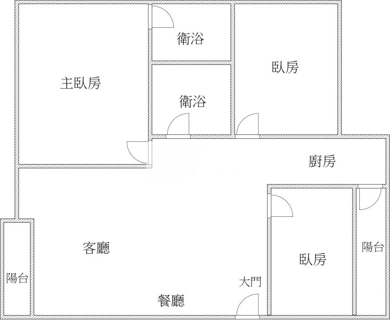 金鑽三房優質美廈房屋室內格局與周邊環境