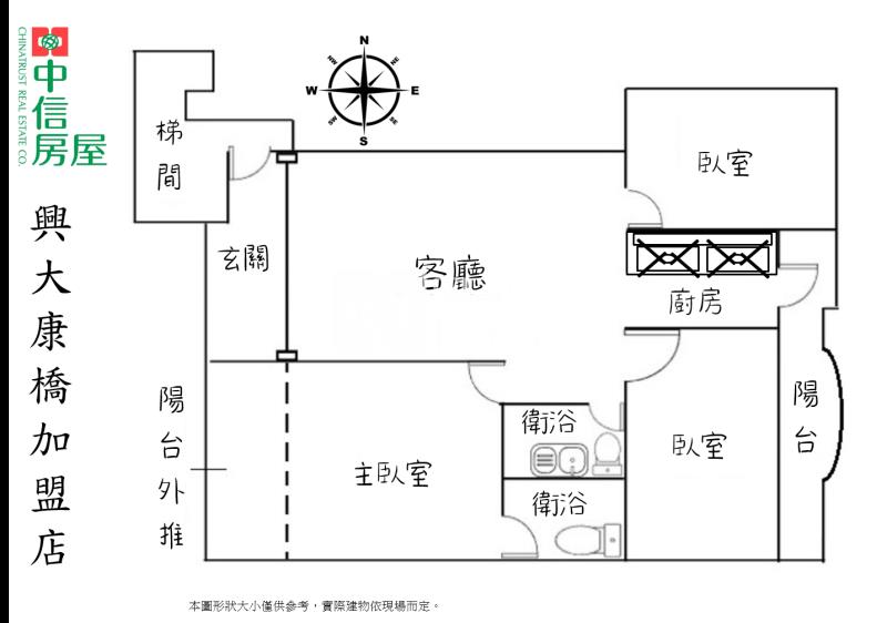 大明商圈入門玄關稀有釋出高樓層大三房車位房屋室內格局與周邊環境