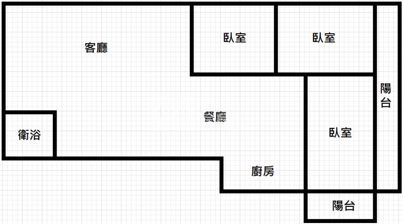 內壢火車站電梯美三房房屋室內格局與周邊環境
