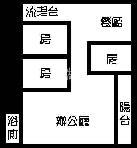 員林龍燈公園旁商辦大樓9F房屋室內格局與周邊環境