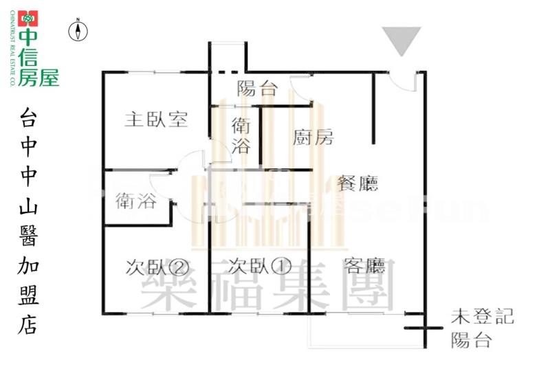 美村商圈&健康公園全新整理2樓美寓房屋室內格局與周邊環境