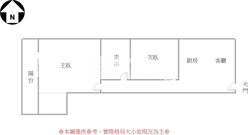 漢口國中2房採光公寓A房屋室內格局與周邊環境