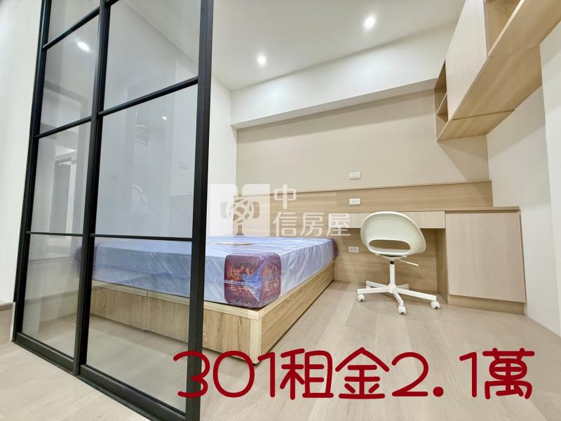 台中轉運站|全新未用收租電梯5大套房|年收1百萬|使用43坪房屋室內格局與周邊環境