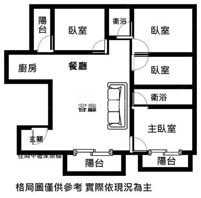 中原大3+1房車超美電梯大樓房屋室內格局與周邊環境