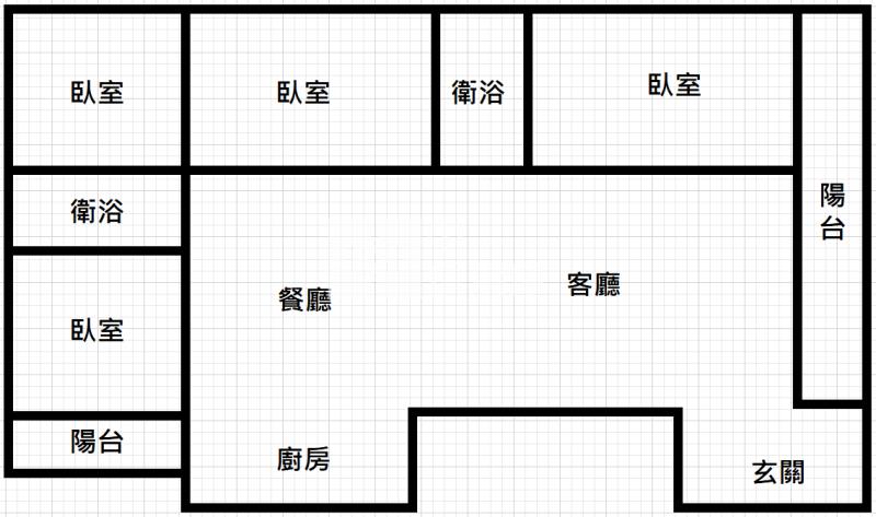 中壢大潤發超美四房車房屋室內格局與周邊環境
