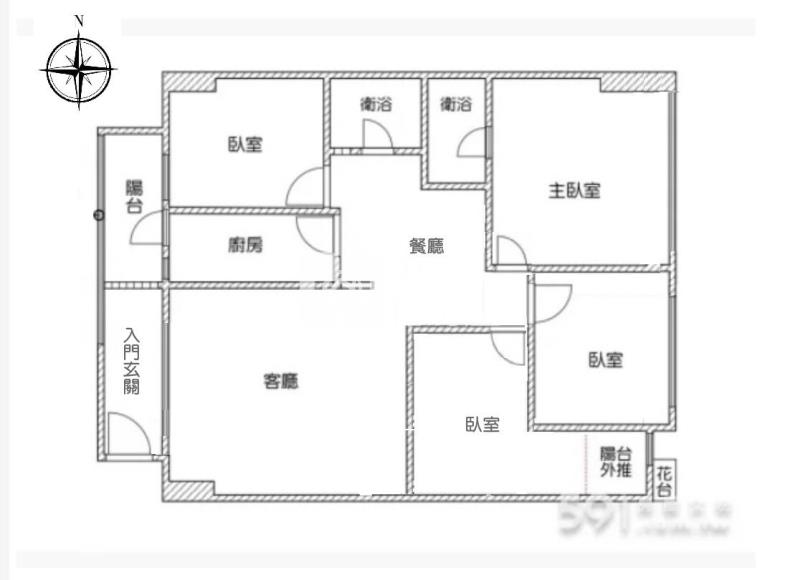 南屯五期大四房房屋室內格局與周邊環境