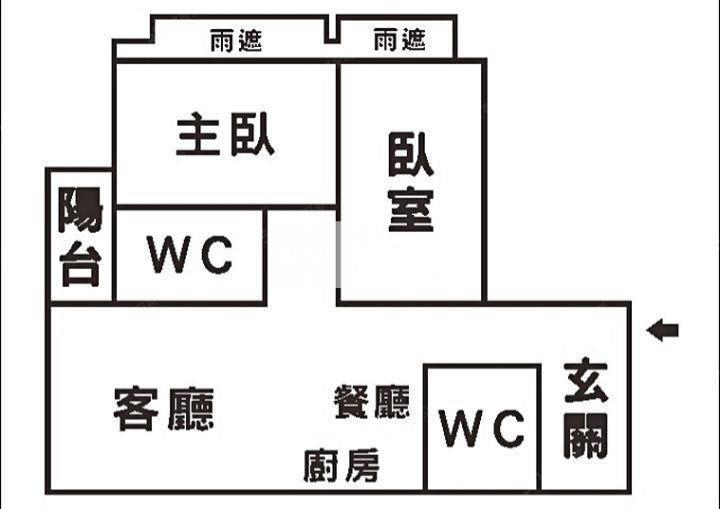 蚵仔寮海景雙衛浴2房房屋室內格局與周邊環境