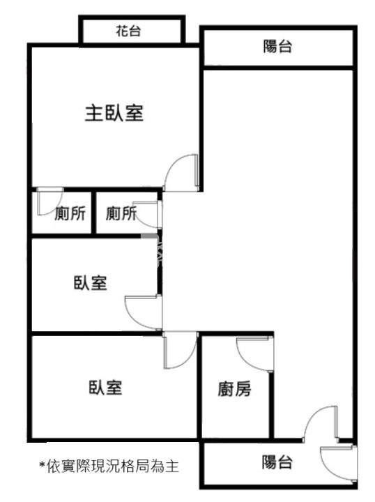 國寶江山整新美3房房屋室內格局與周邊環境
