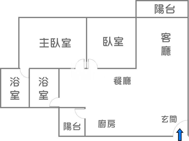 蚵仔寮海港2房(2年屋)房屋室內格局與周邊環境