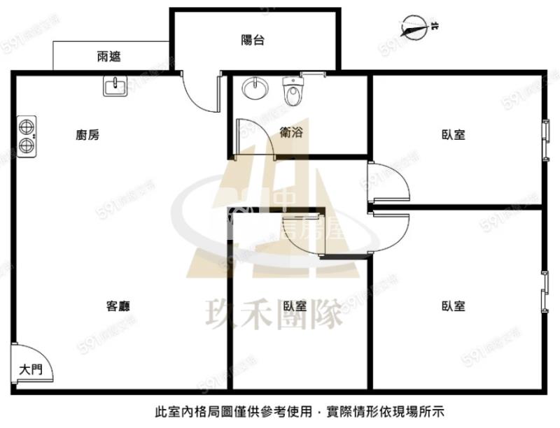 【玖禾】復旦上苑義興學區2+1房房屋室內格局與周邊環境