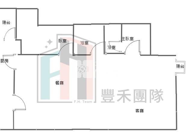 【豐禾】藝文特區G10站高樓景觀大兩房房屋室內格局與周邊環境