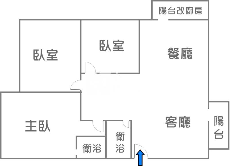中鋼華廈三房+平車房屋室內格局與周邊環境