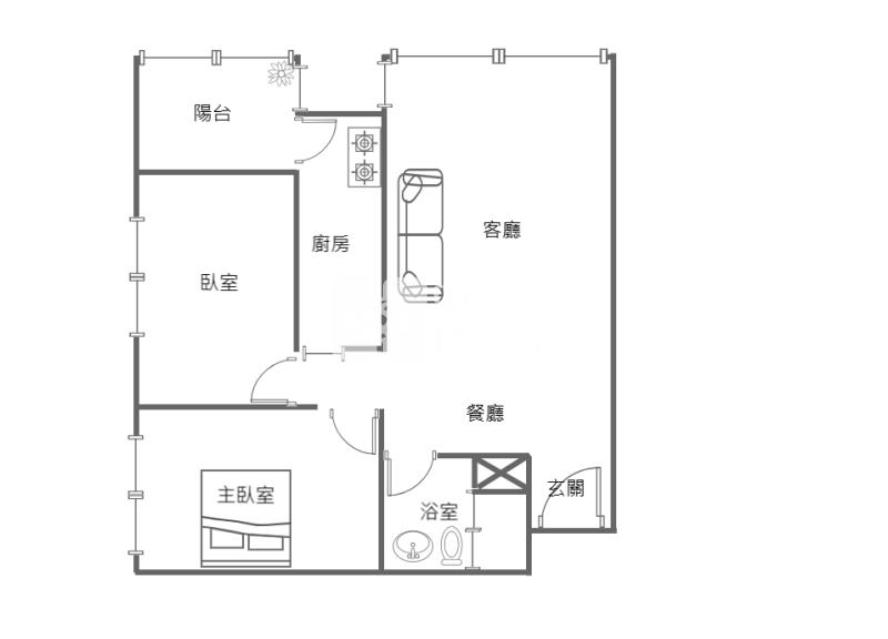 專任✨體育園區太子鳳凰城溫馨兩房車房屋室內格局與周邊環境