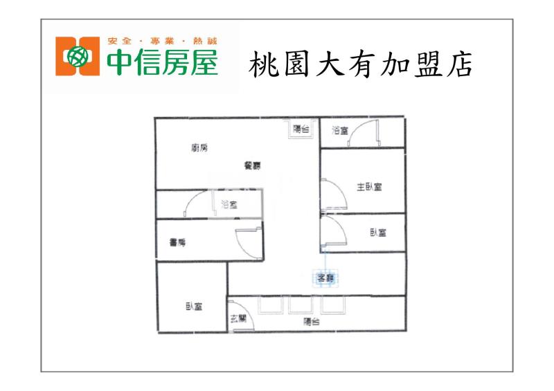 大連二街三房大公寓房屋室內格局與周邊環境