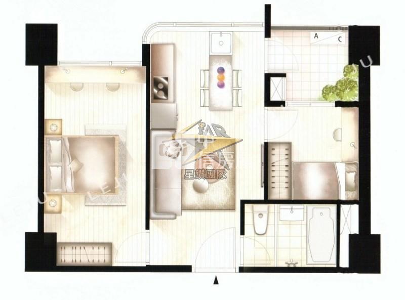 【星鑽】新森活田園水岸景觀2房車房屋室內格局與周邊環境