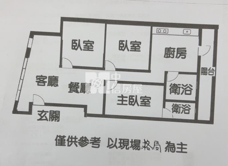 桃園市政府三房美寓房屋室內格局與周邊環境