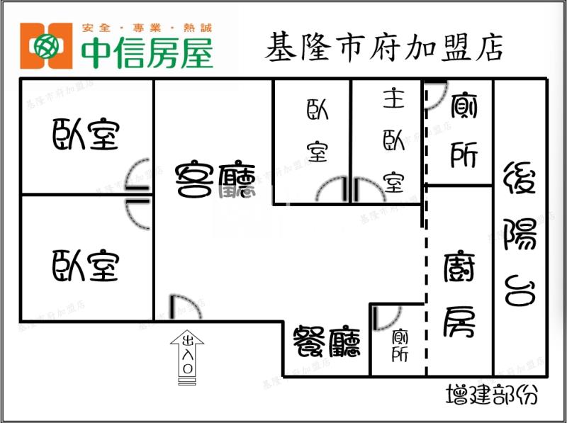 ◆正義路平地四房房屋室內格局與周邊環境