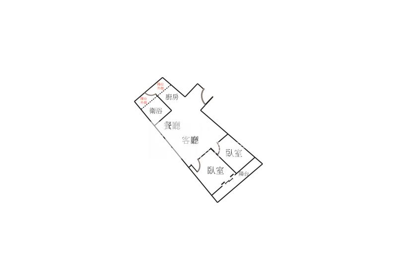 中醫低總價2房房屋室內格局與周邊環境