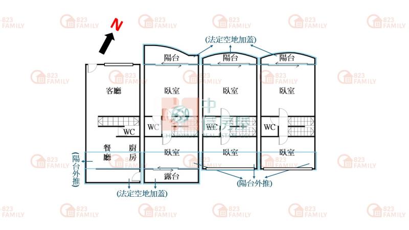 高鐵特區全新別墅房屋室內格局與周邊環境