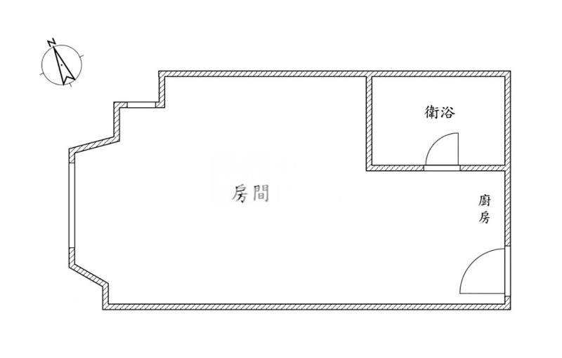 中國醫溫馨採光電梯套房房屋室內格局與周邊環境