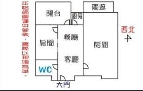 成大為鄰光亮二房房屋室內格局與周邊環境