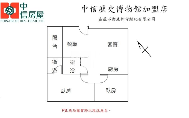 公園旁幸褔成家電寓房屋室內格局與周邊環境