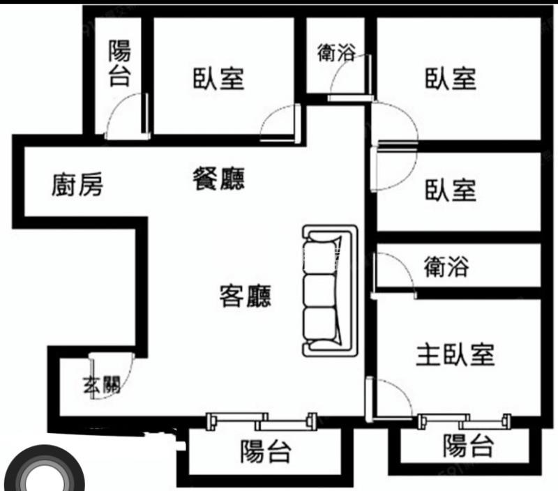 【新世紀】中原大學整新智能4房車房屋室內格局與周邊環境