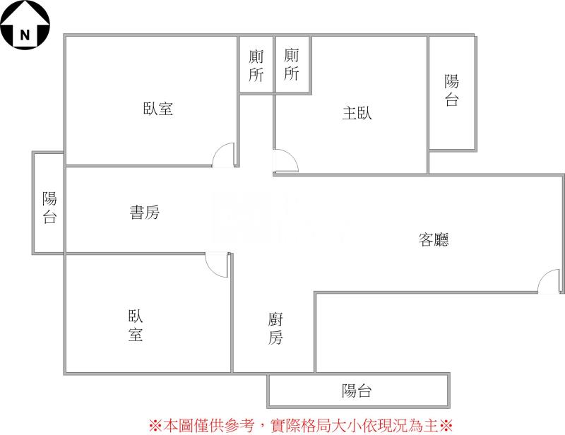 親家御苑美三房房屋室內格局與周邊環境