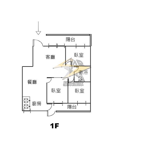 【星鑽】秒殺低總價萬能科大3房1樓美公寓房屋室內格局與周邊環境