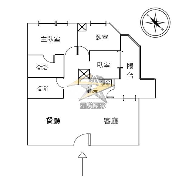【星鑽】楊梅體育園區凱薩3房車房屋室內格局與周邊環境