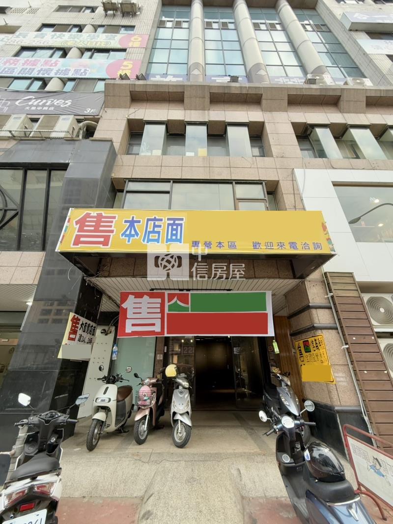 中興商圈內新市場稀有金店面房屋室內格局與周邊環境