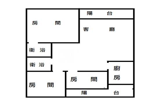 棒球路3房美廈房屋室內格局與周邊環境