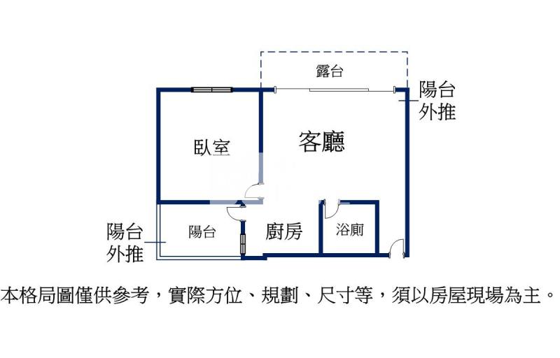 復興苑1房露台低總價房屋室內格局與周邊環境