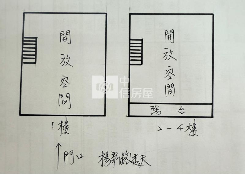 楊新路透天房屋室內格局與周邊環境