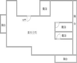 大潤發旁大坪數美廈房屋室內格局與周邊環境