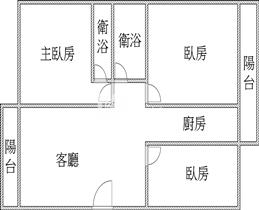 文化大街三房美廈房屋室內格局與周邊環境