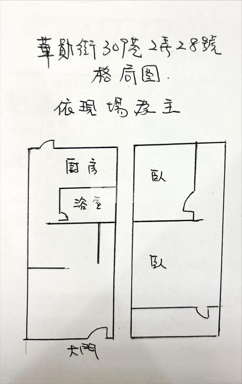 華勛近市場/公園透天房屋室內格局與周邊環境