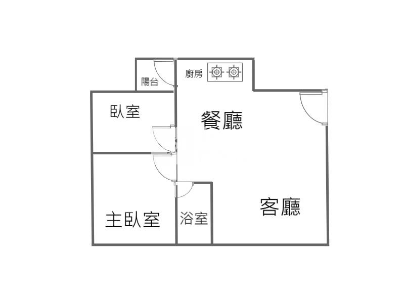 水湳經貿｜電梯美兩房房屋室內格局與周邊環境