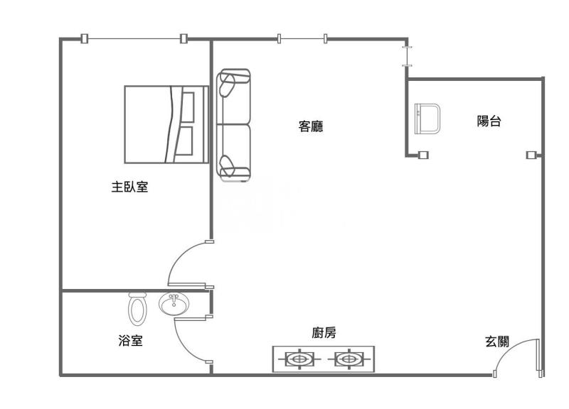 960A親友專任-西區收租小豪宅房屋室內格局與周邊環境